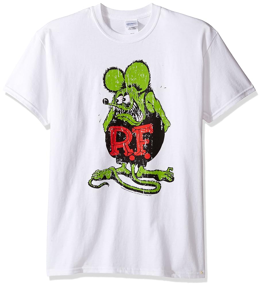 【NONCODE】Theron Damage Printed T-Shirt Amazon.com: T-Line Men's Ratfink Distressed Graphic T-Shirt